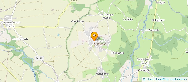 localisation de l'entreprise COMMUNE DE ST QUENTIN SUR SAUXILLANGES  SAINT-QUENTIN-SUR-SAUXILLANGES