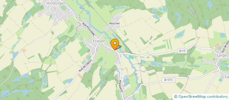 localisation de l'entreprise COMMUNE DE STRUETH  STRUETH