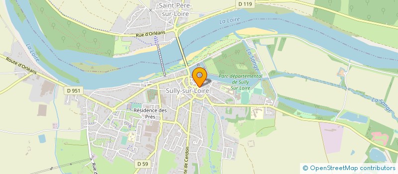 localisation de l'entreprise COMMUNE DE SULLY SUR LOIRE à SULLY-SUR-LOIRE