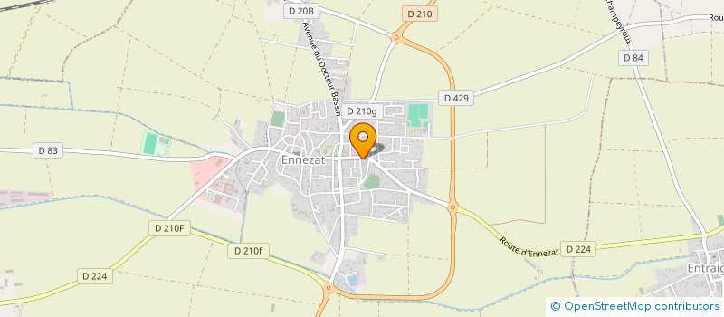 localisation de l'entreprise COMMUNE DE SURAT  SURAT