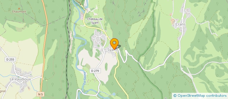 localisation de l'entreprise COMMUNE DE SYAM  SYAM