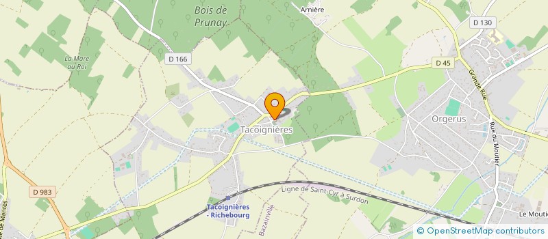 localisation de l'entreprise COMMUNE DE TACOIGNIERES  TACOIGNIERES