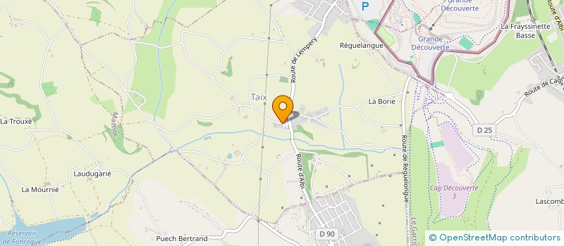 localisation de l'entreprise COMMUNE DE TAIX  TAIX