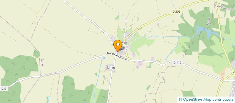 localisation de l'entreprise COMMUNE DE TANAY  TANAY