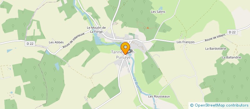 localisation de l'entreprise COMMUNE DE TANNERRE EN PUISAYE  TANNERRE-EN-PUISAYE