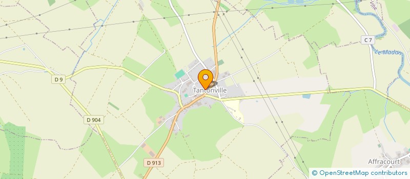 localisation de l'entreprise COMMUNE DE TANTONVILLE à TANTONVILLE