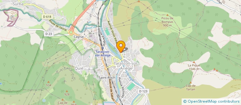 localisation de l'entreprise COMMUNE DE TARASCON SUR ARIEGE à TARASCON-SUR-ARIEGE