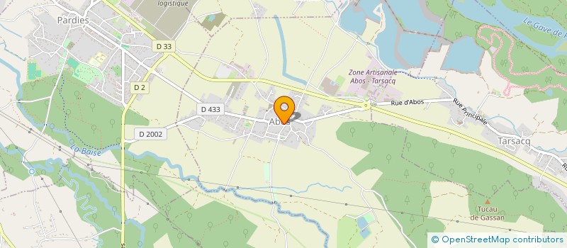 localisation de l'entreprise COMMUNE DE TARSACQ  TARSACQ