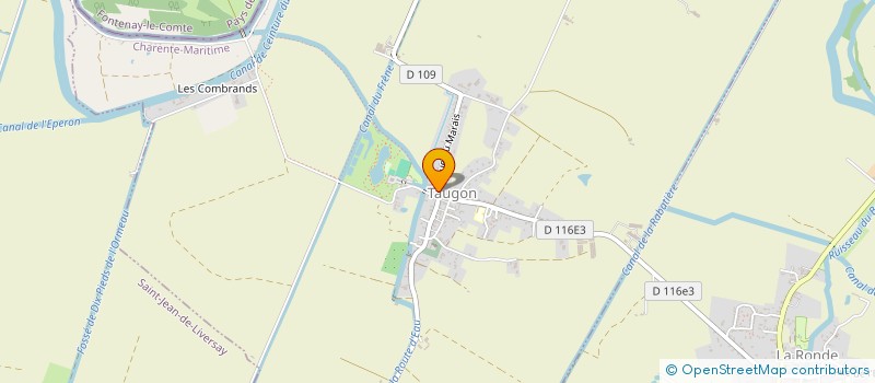 localisation de l'entreprise COMMUNE DE TAUGON  TAUGON