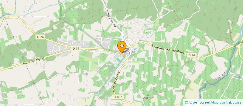 localisation de l'entreprise COMMUNE DE TAULIGNAN  TAULIGNAN