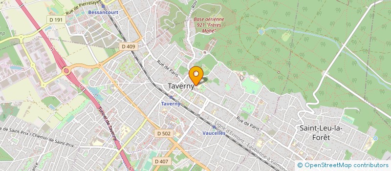 localisation de l'entreprise COMMUNE DE TAVERNY  TAVERNY