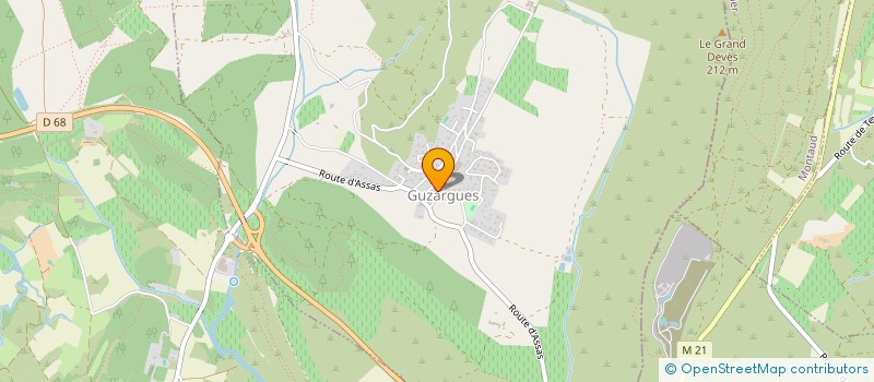 localisation de l'entreprise COMMUNE DE TEYRAN  TEYRAN