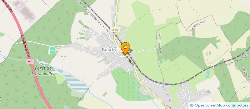 localisation de l'entreprise COMMUNE DE THEDING  THEDING