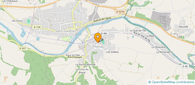 localisation de l'entreprise COMMUNE DE THENAY à THENAY