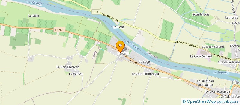 localisation de l'entreprise COMMUNE DE THENEUIL  THENEUIL