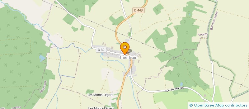 localisation de l'entreprise COMMUNE DE THIEFFRAIN  THIEFFRAIN