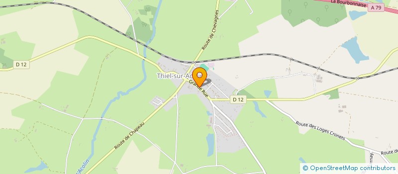 localisation de l'entreprise COMMUNE DE THIEL SUR ACOLIN  THIEL-SUR-ACOLIN