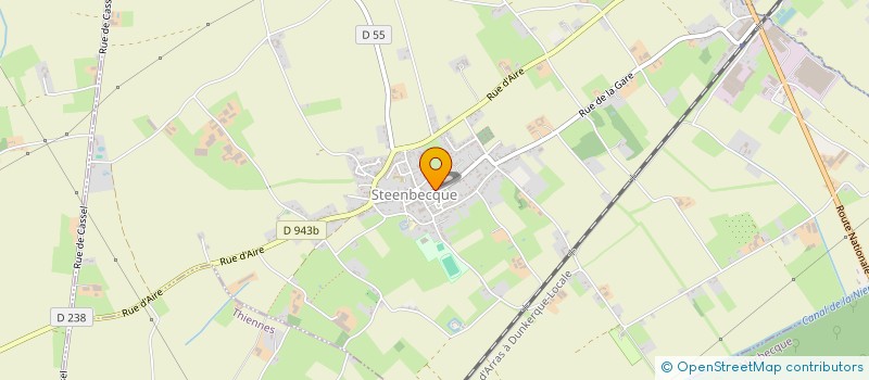 localisation de l'entreprise COMMUNE DE THIENNES à THIENNES