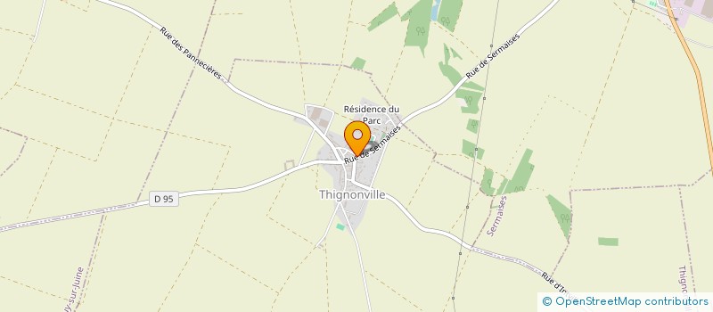 localisation de l'entreprise COMMUNE DE THIGNONVILLE à THIGNONVILLE
