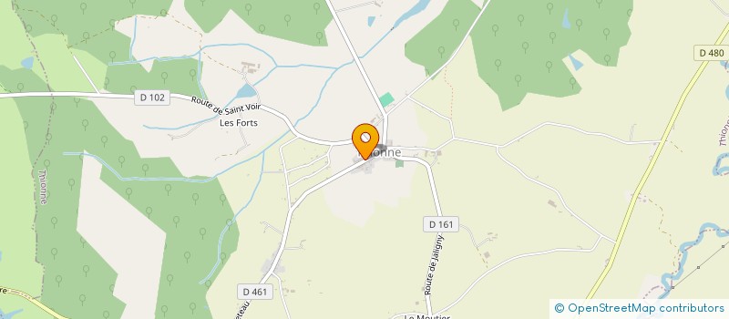 localisation de l'entreprise COMMUNE DE THIONNE  THIONNE