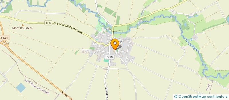 localisation de l'entreprise COMMUNE DE THIRE  THIRE