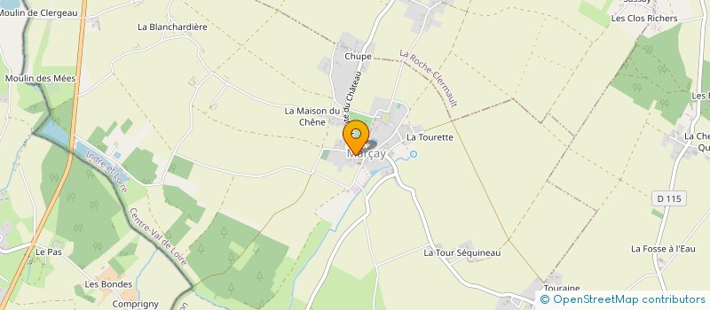 localisation de l'entreprise COMMUNE DE THIZAY  THIZAY