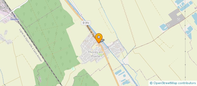 localisation de l'entreprise COMMUNE DE THOREY-EN-PLAINE  THOREY-EN-PLAINE