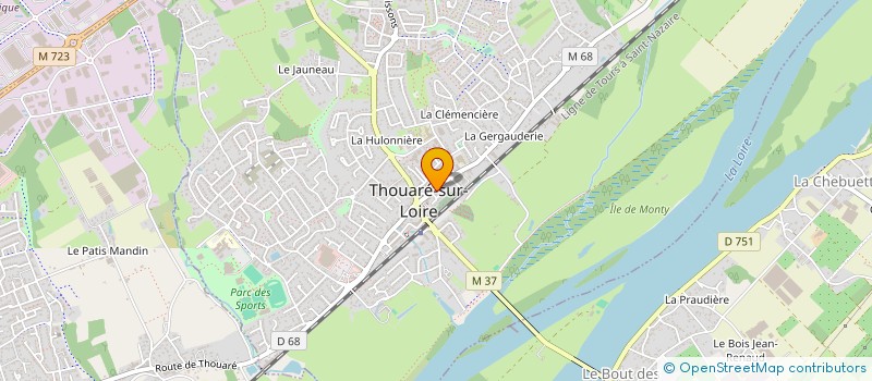 localisation de l'entreprise COMMUNE DE THOUARE-SUR-LOIRE à THOUARE-SUR-LOIRE