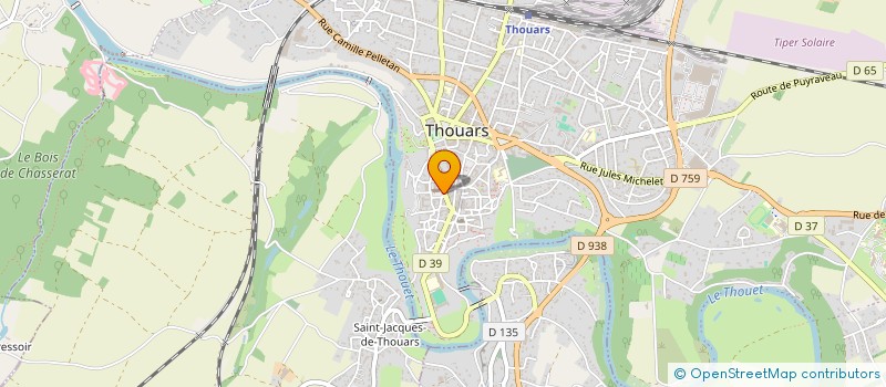 localisation de l'entreprise COMMUNE DE THOUARS à THOUARS