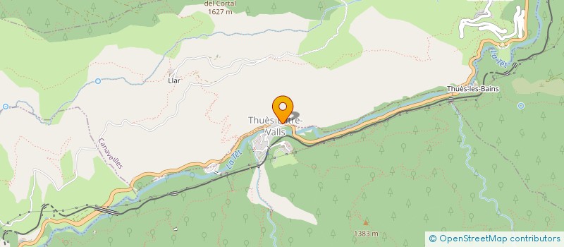 localisation de l'entreprise COMMUNE DE THUES-ENTRE-VALLS  THUES-ENTRE-VALLS
