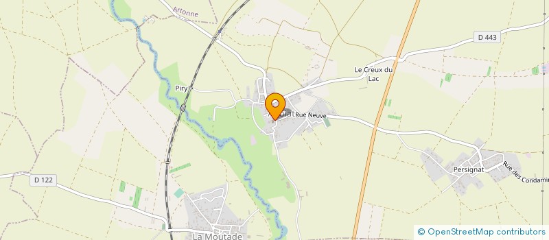 localisation de l'entreprise COMMUNE DE THURET  THURET