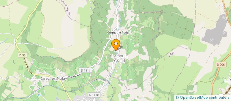 localisation de l'entreprise COMMUNE DE THURY  THURY