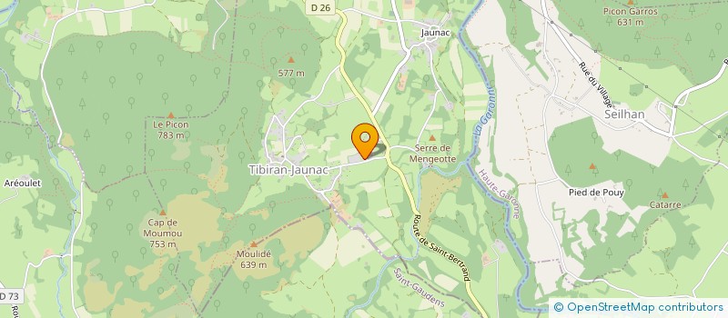 localisation de l'entreprise COMMUNE DE TIBIRAN JAUNAC  TIBIRAN-JAUNAC