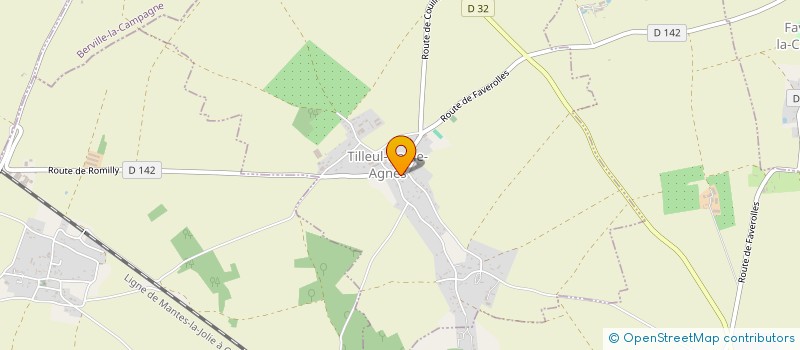localisation de l'entreprise COMMUNE DE TILLEUL DAME AGNES  TILLEUL-DAME-AGNES