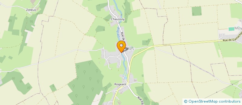 localisation de l'entreprise COMMUNE DE TOEUFLES  TUFLES