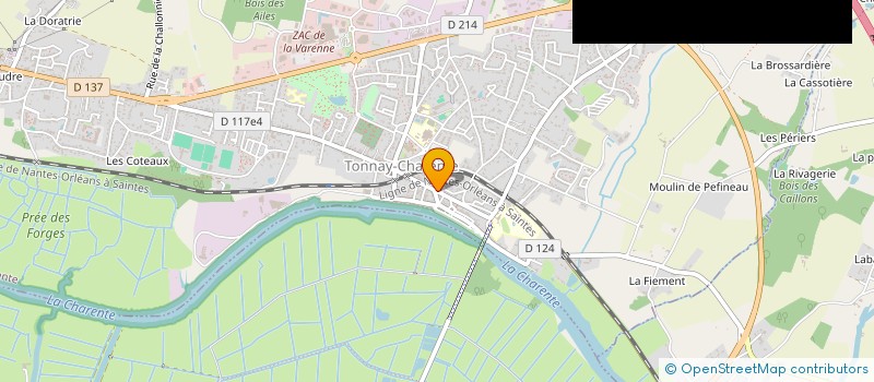 localisation de l'entreprise COMMUNE DE TONNAY CHARENTE  TONNAY-CHARENTE