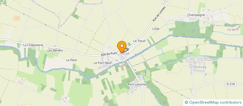 localisation de l'entreprise COMMUNE DE TORXE  TORXE
