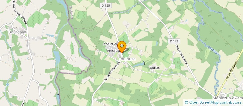 localisation de l'entreprise COMMUNE DE TOUJOUSE  TOUJOUSE