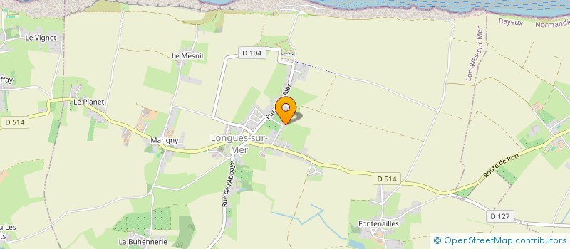 localisation de l'entreprise COMMUNE DE TOUR EN BESSIN  TOUR-EN-BESSIN