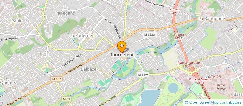 localisation de l'entreprise COMMUNE DE TOURNEFEUILLE à TOURNEFEUILLE