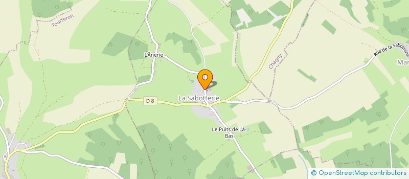 localisation de l'entreprise COMMUNE DE TOURTERON  TOURTERON