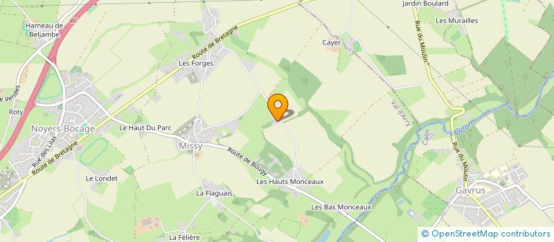 localisation de l'entreprise COMMUNE DE TOURVILLE SUR ODON  TOURVILLE-SUR-ODON