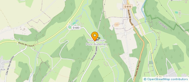 localisation de l'entreprise COMMUNE DE TOURVILLE SUR PONT AUDEMER  TOURVILLE-SUR-PONT-AUDEMER