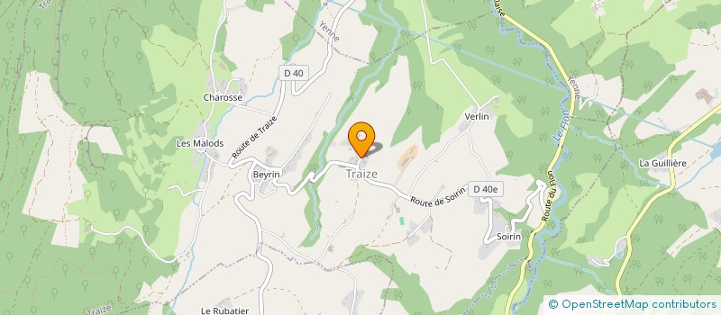 localisation de l'entreprise COMMUNE DE TRAIZE  TRAIZE