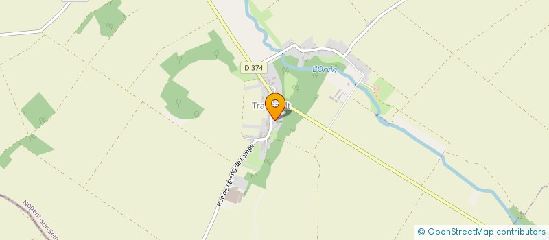 localisation de l'entreprise COMMUNE DE TRANCAULT  TRANCAULT