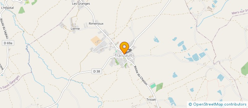 localisation de l'entreprise COMMUNE DE TRANZAULT à TRANZAULT