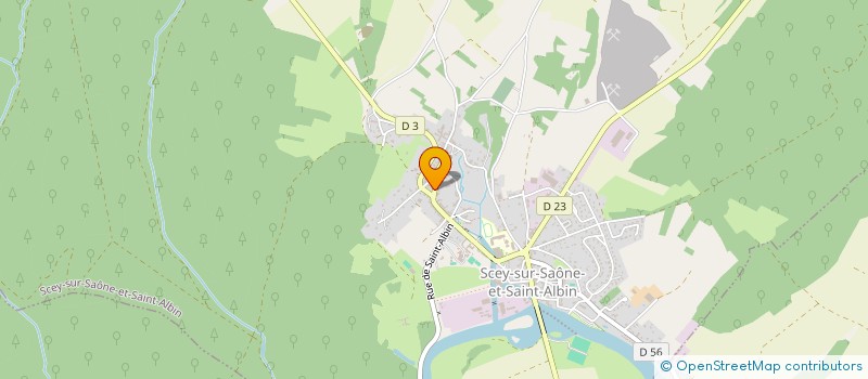 localisation de l'entreprise COMMUNE DE TRAVES  TRAVES