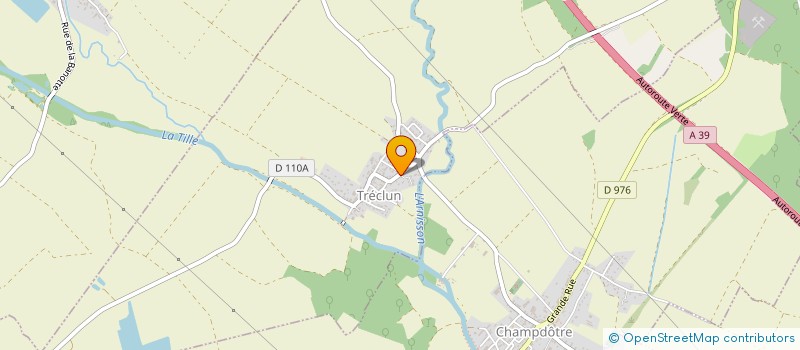 localisation de l'entreprise COMMUNE DE TRECLUN  TRECLUN