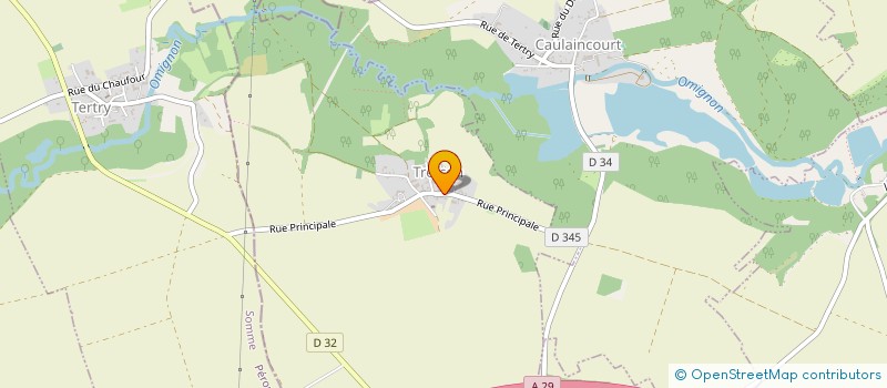 localisation de l'entreprise COMMUNE DE TREFCON  TREFCON