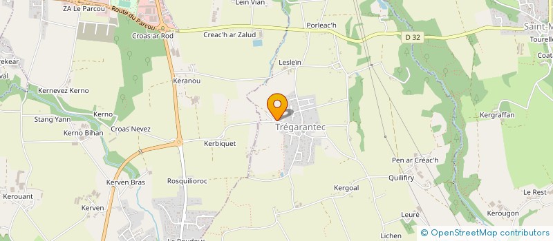 localisation de l'entreprise COMMUNE DE TREGARANTEC à TREGARANTEC